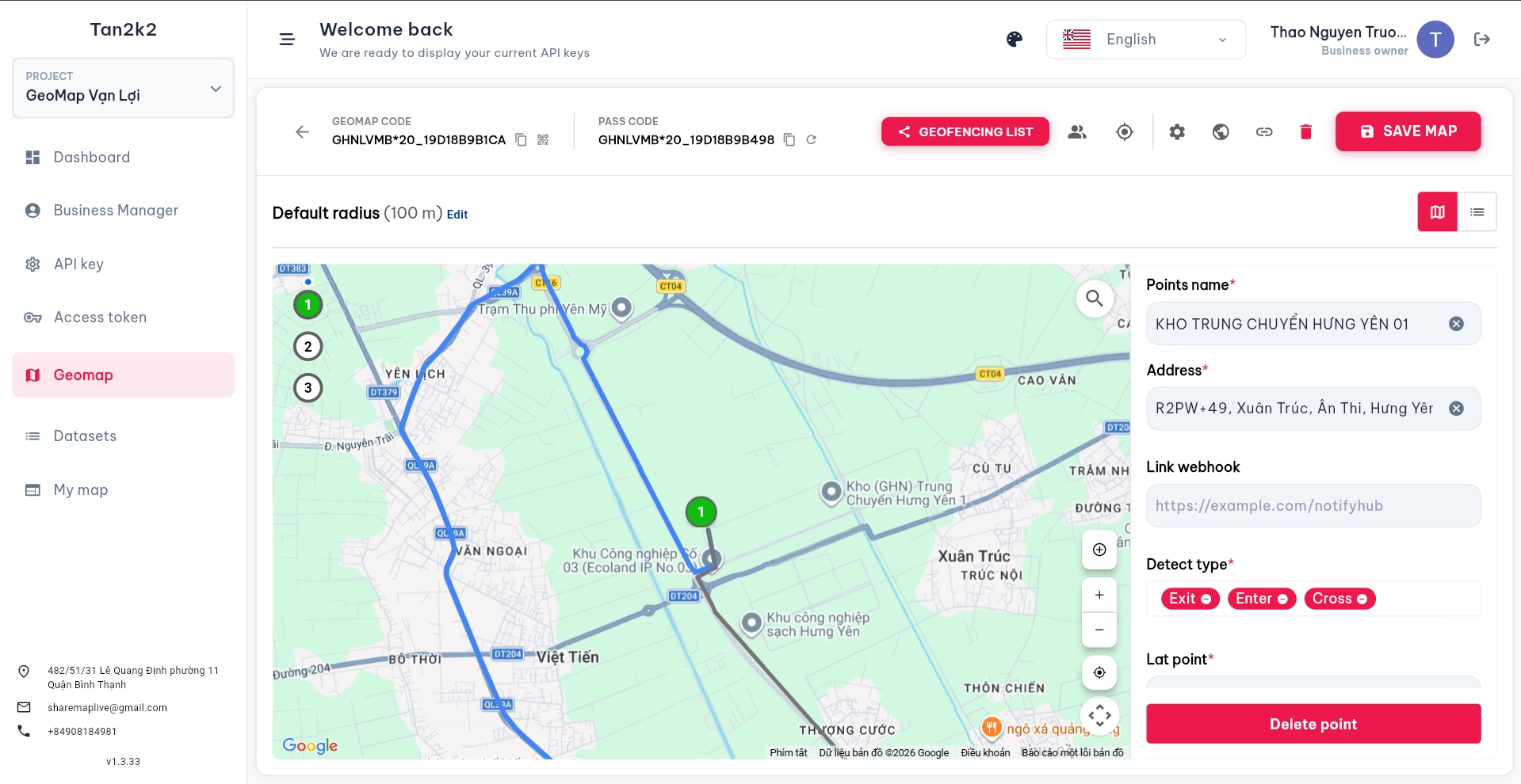 GeoMap detail screenshot
